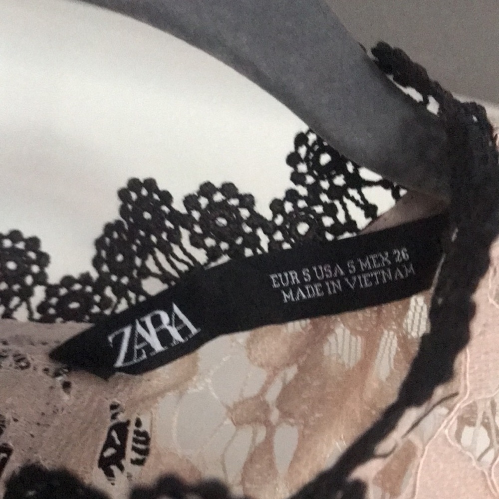 Zara cream lace top - Picture 3 of 5